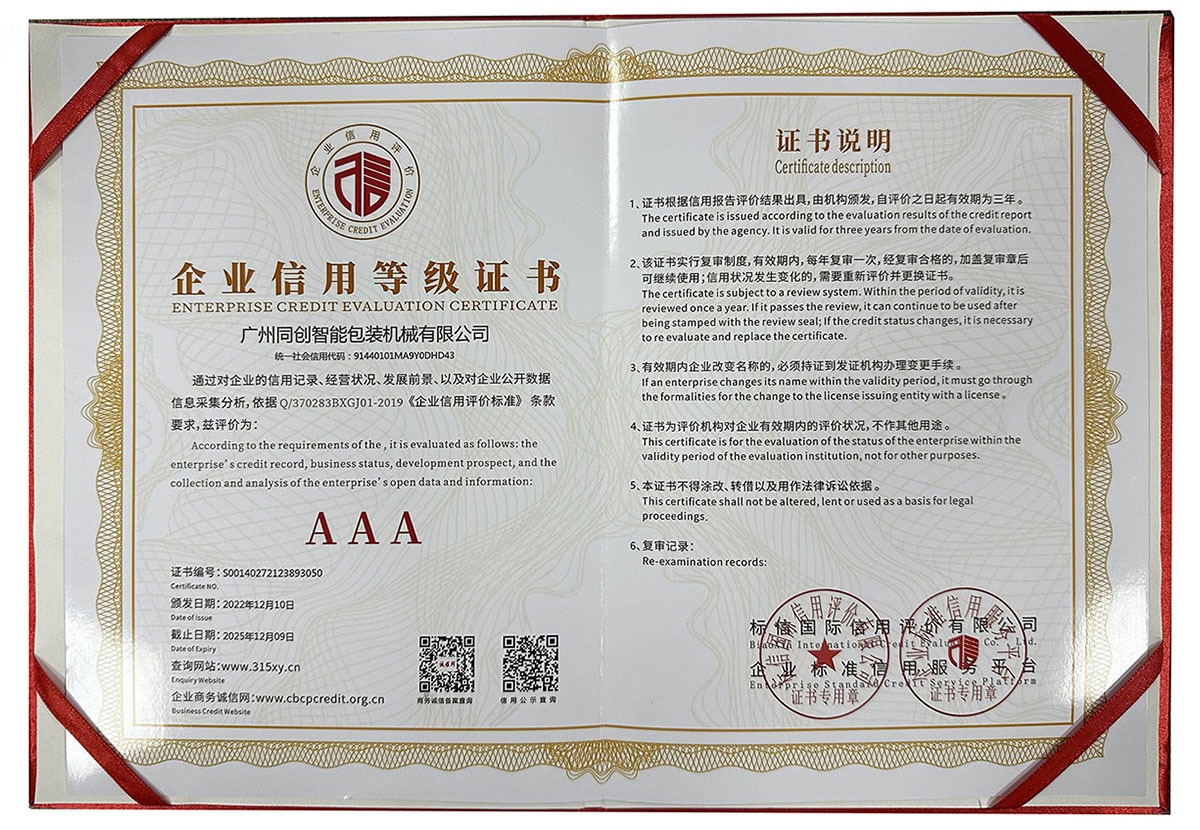 Corporate Credit Certificate